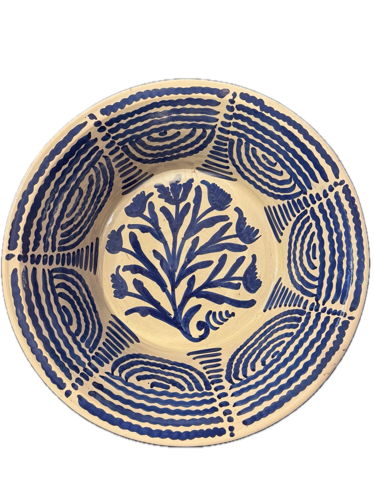 Lebrillo Grande Azul de Cerámica de Fajalauza - #pino_y_jacaranda#