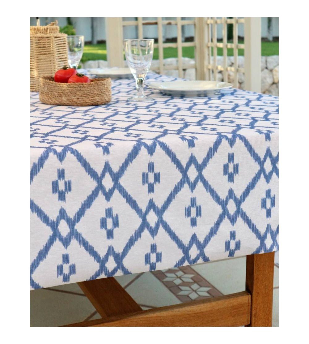 Mantel Antimanchas de Resina Llengua Azul - #pino_y_jacaranda#