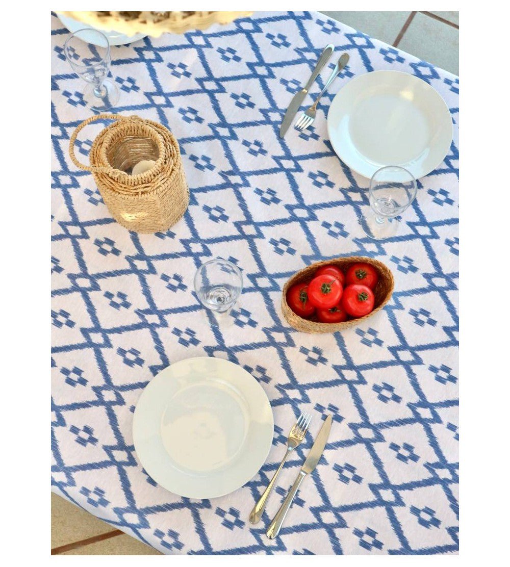 Mantel Antimanchas de Resina Llengua Azul - #pino_y_jacaranda#