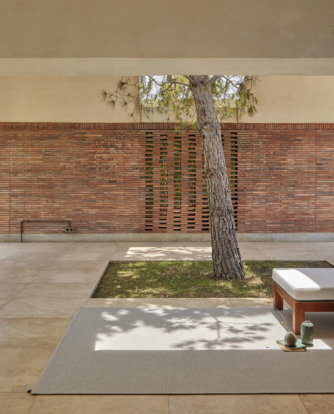 Alfombra rectangular de interior y exterior Maya Craft