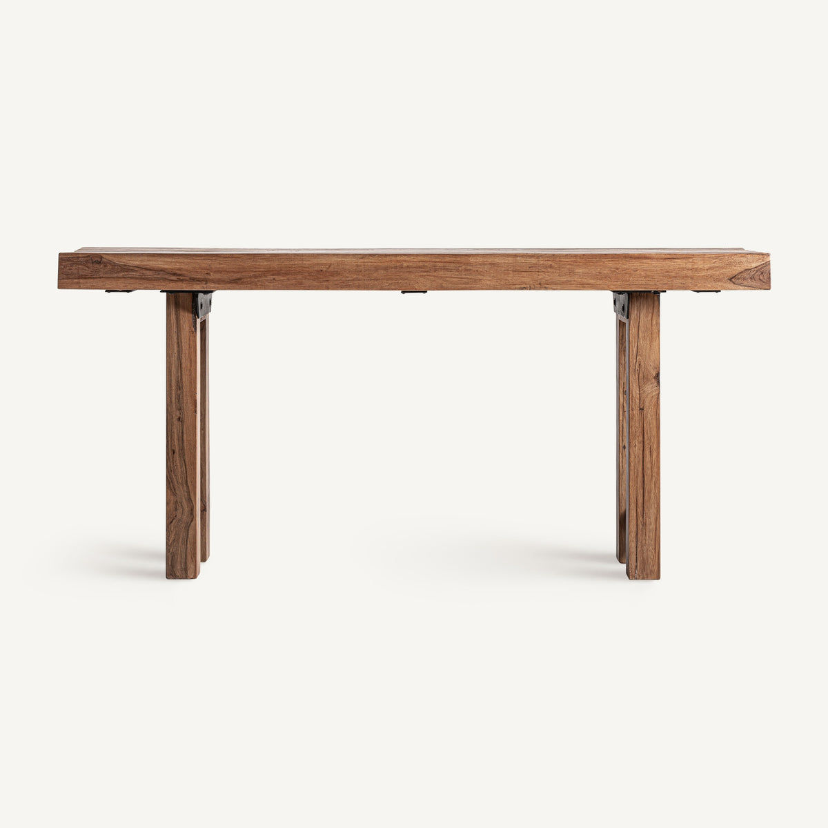 Mesa alta de comedor de madera recuperada Laujar