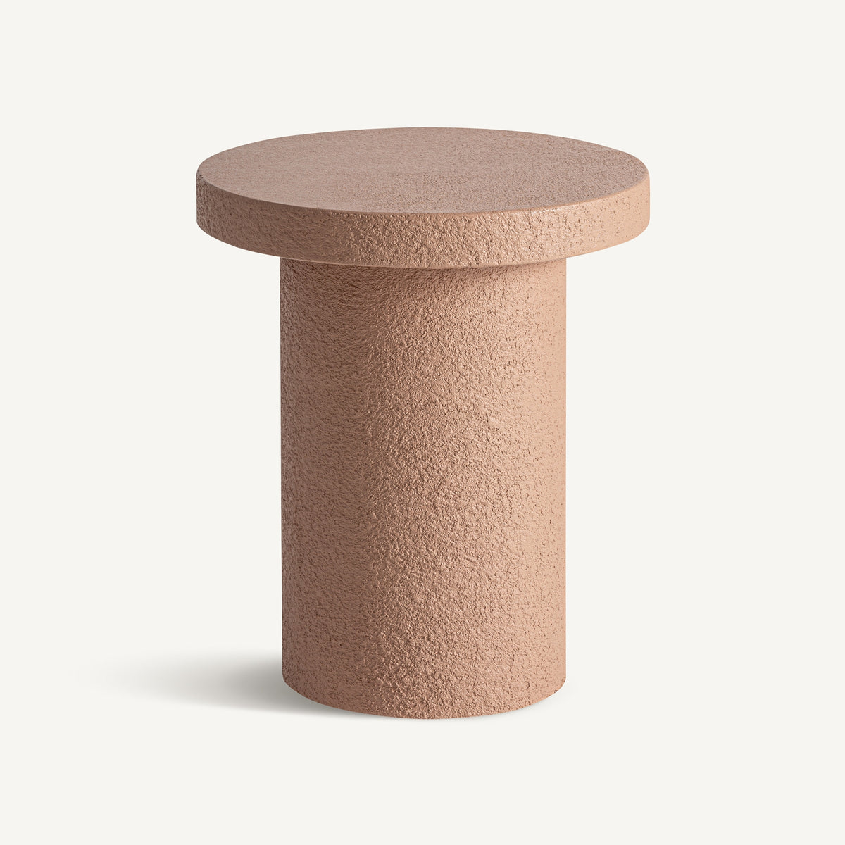 Mesa auxiliar de cemento Sorbas terracota