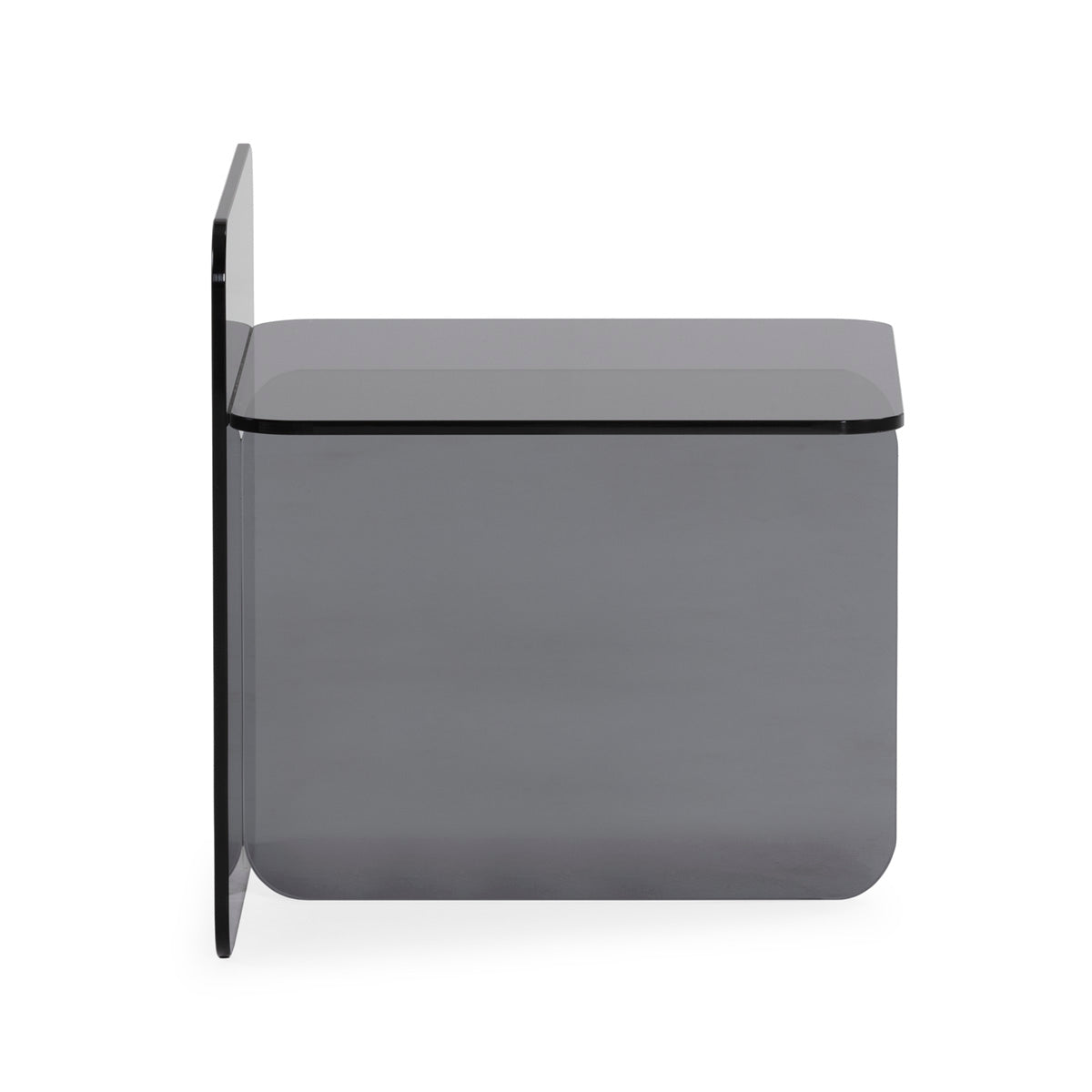 Mesa auxiliar de cristal Pefki