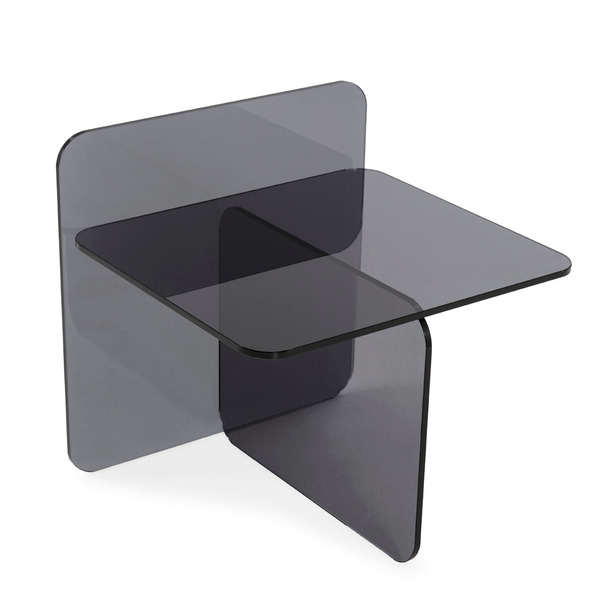 Mesa auxiliar de cristal Pefki