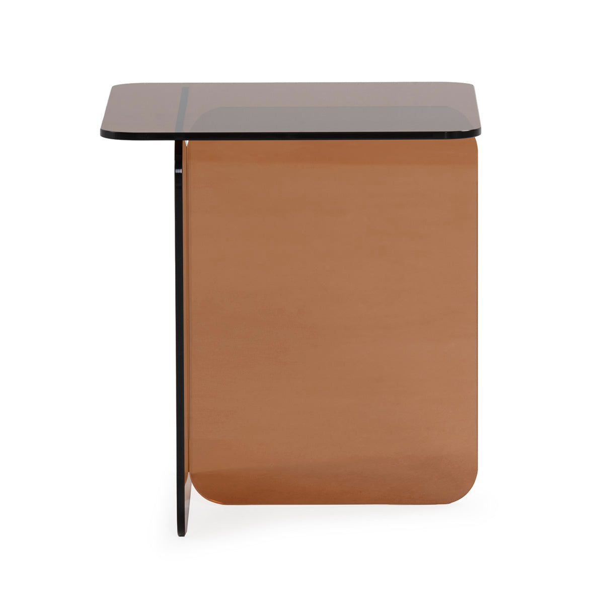 Mesa auxiliar de cristal Pefki