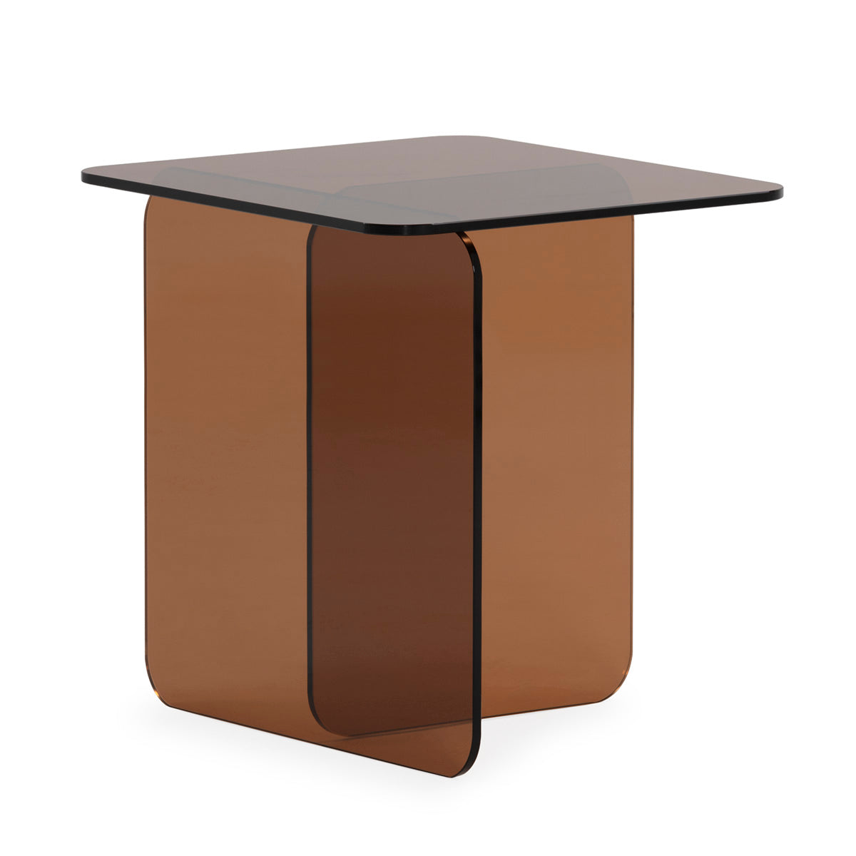 Mesa auxiliar de cristal Pefki