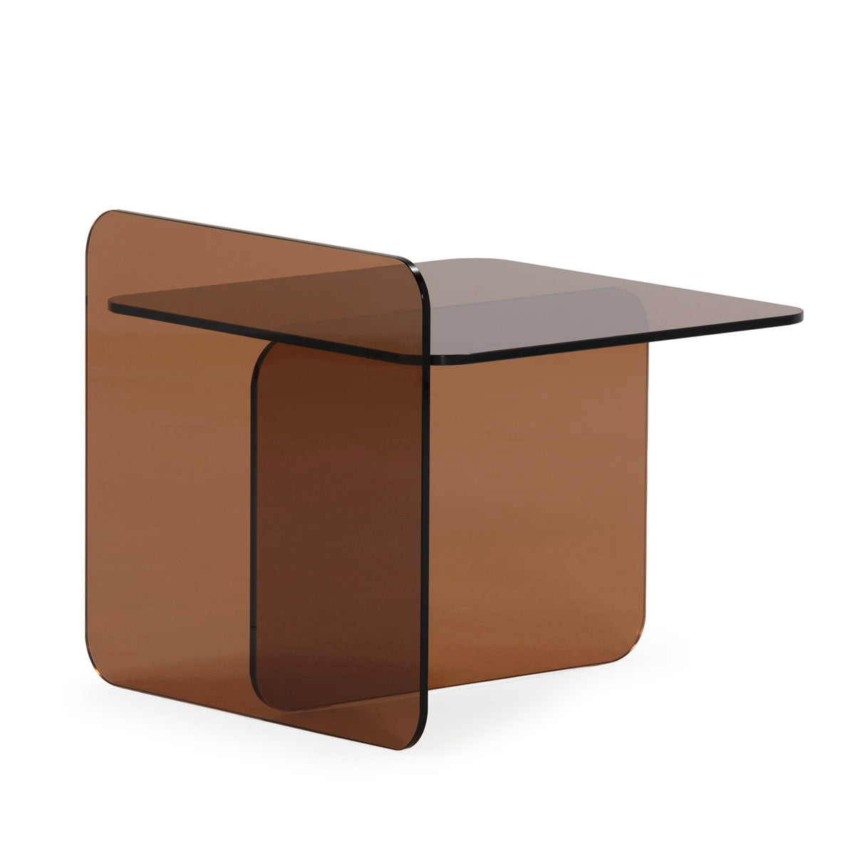 Mesa auxiliar de cristal Pefki