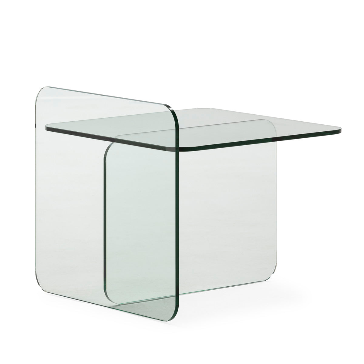 Mesa auxiliar de cristal Pefki
