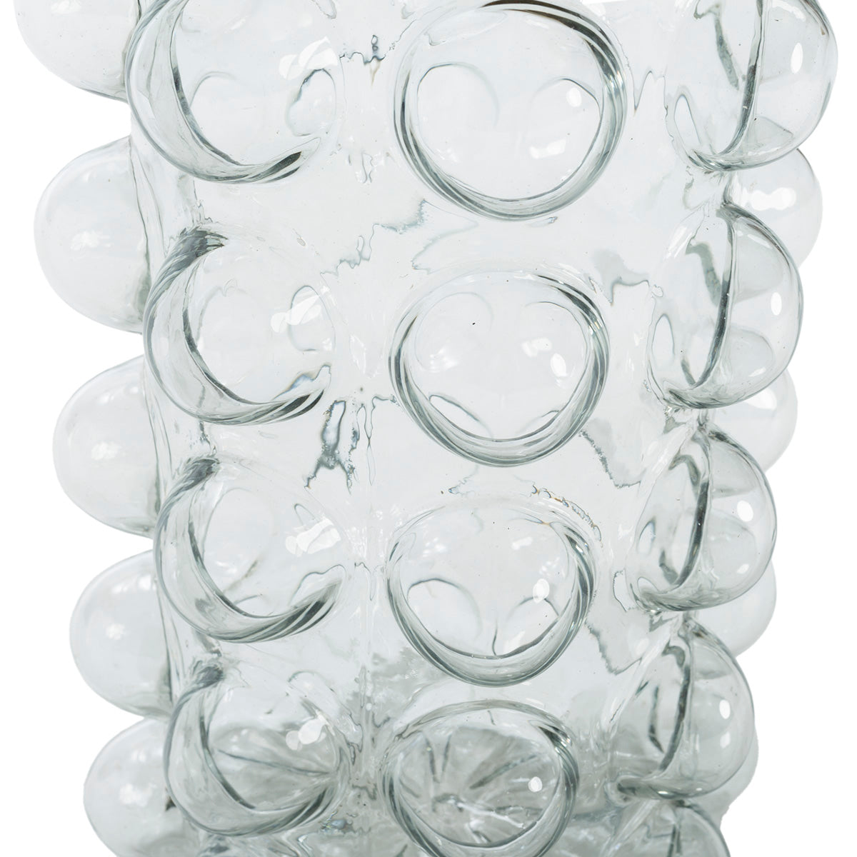 Mesa auxiliar de cristal y metal Adra