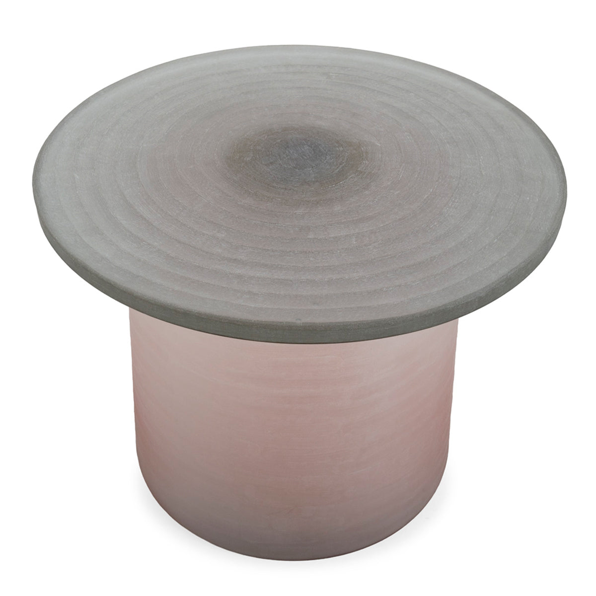 Mesa auxiliar de cristal y metal Boscoreale