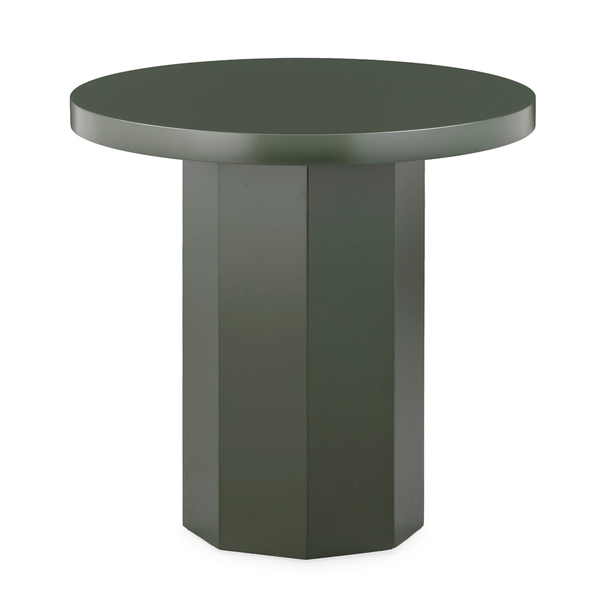 Mesa auxiliar de DM verde Elda