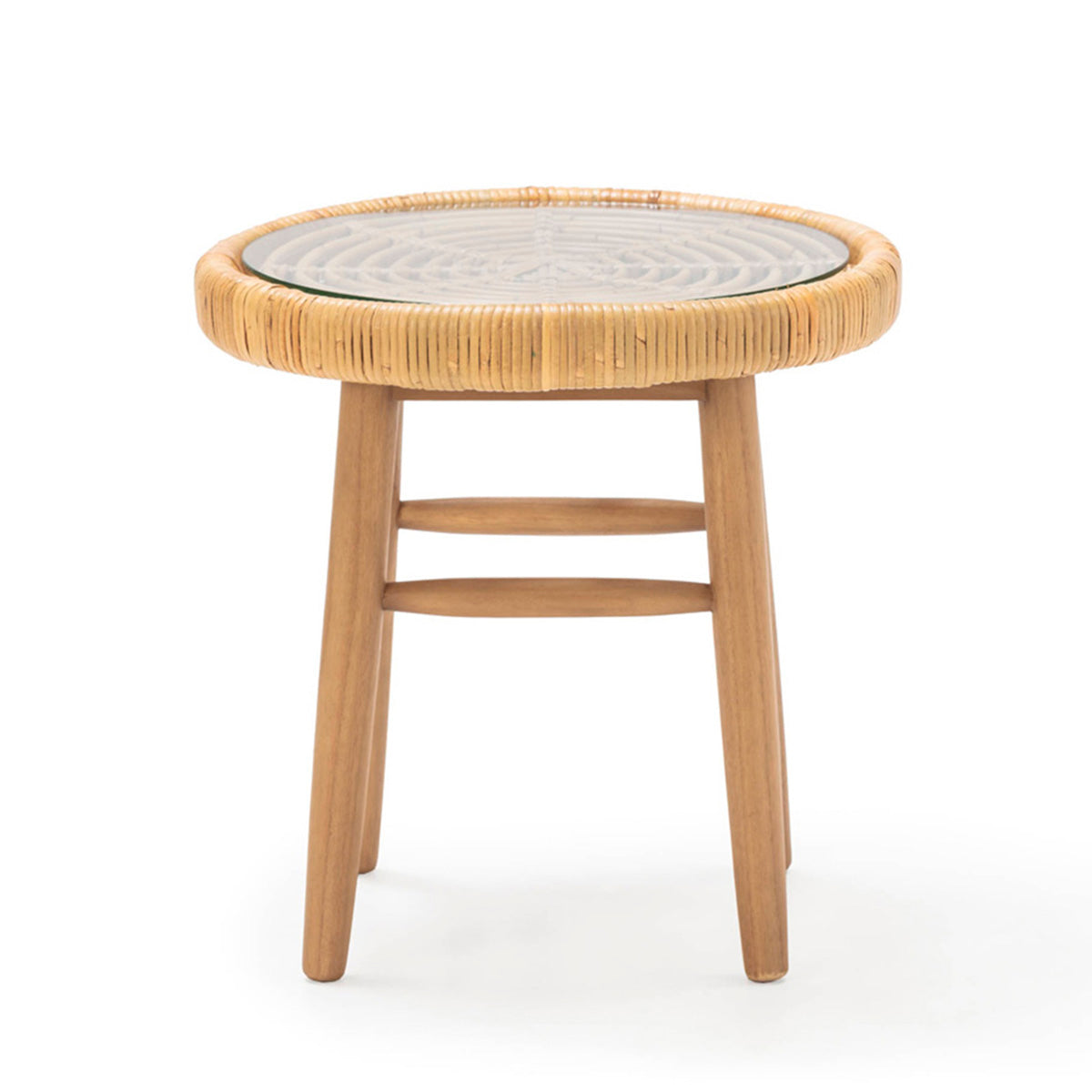 Mesa auxiliar de exterior de cedro Rieti