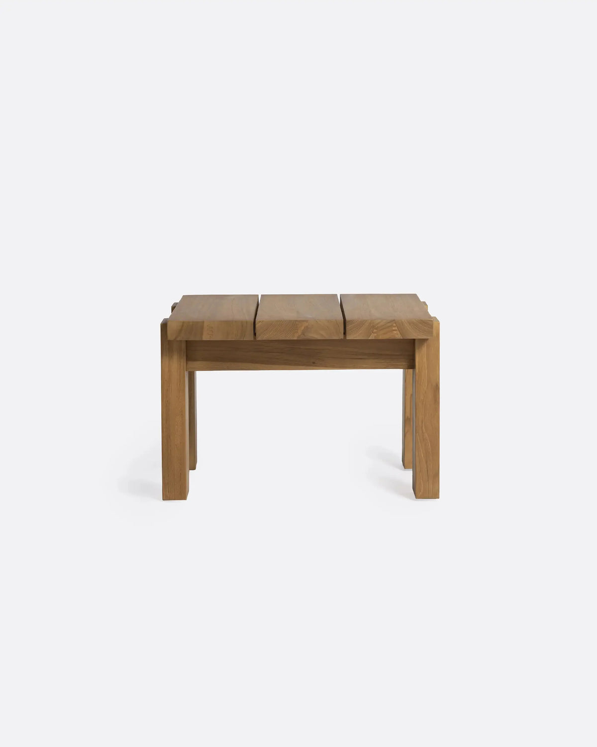 Mesa auxiliar de exterior de teca Medan