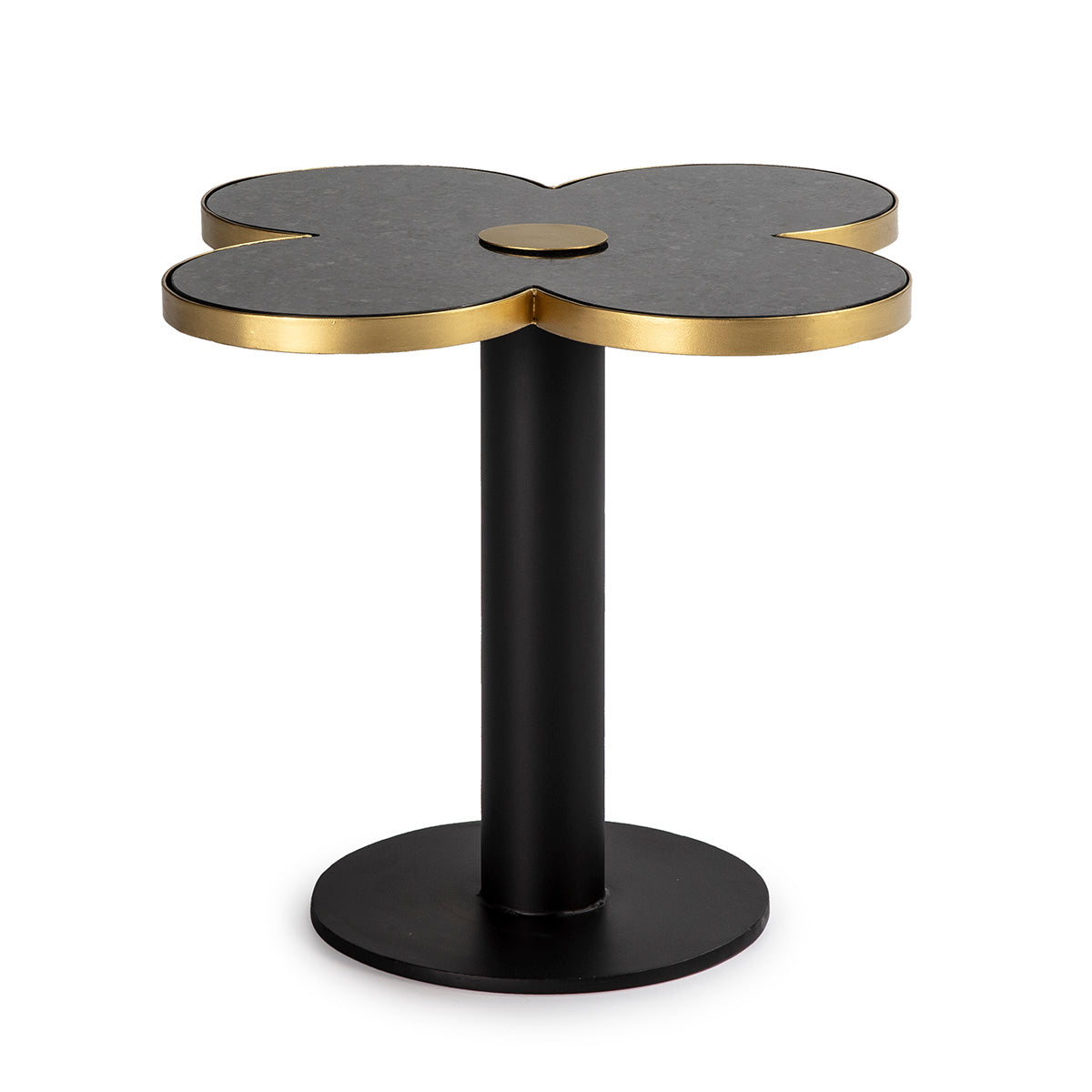 Mesa auxiliar de granito y metal Frosinone