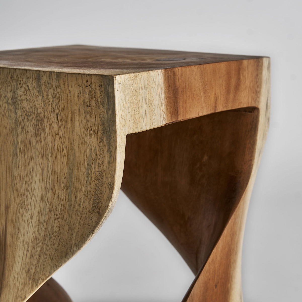 Mesa auxiliar de madera de acacia Palmera