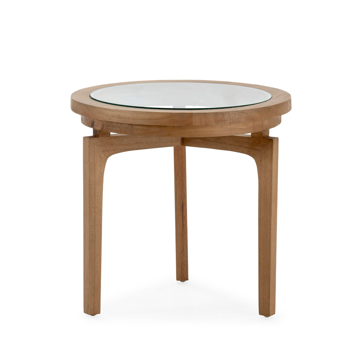 Mesa auxiliar de madera de cedro Mentana