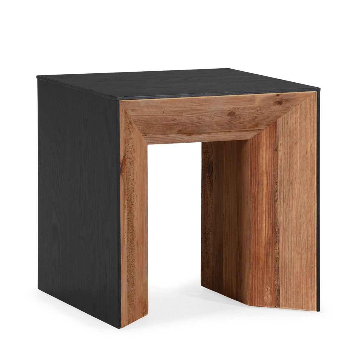 Mesa auxiliar de madera de pino recuperado Erandio