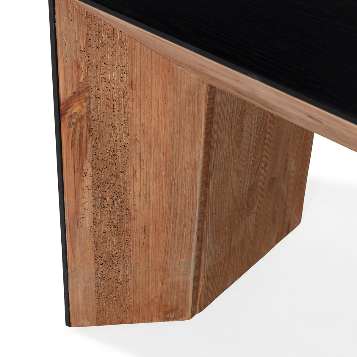 Mesa auxiliar de madera de pino recuperado Erandio