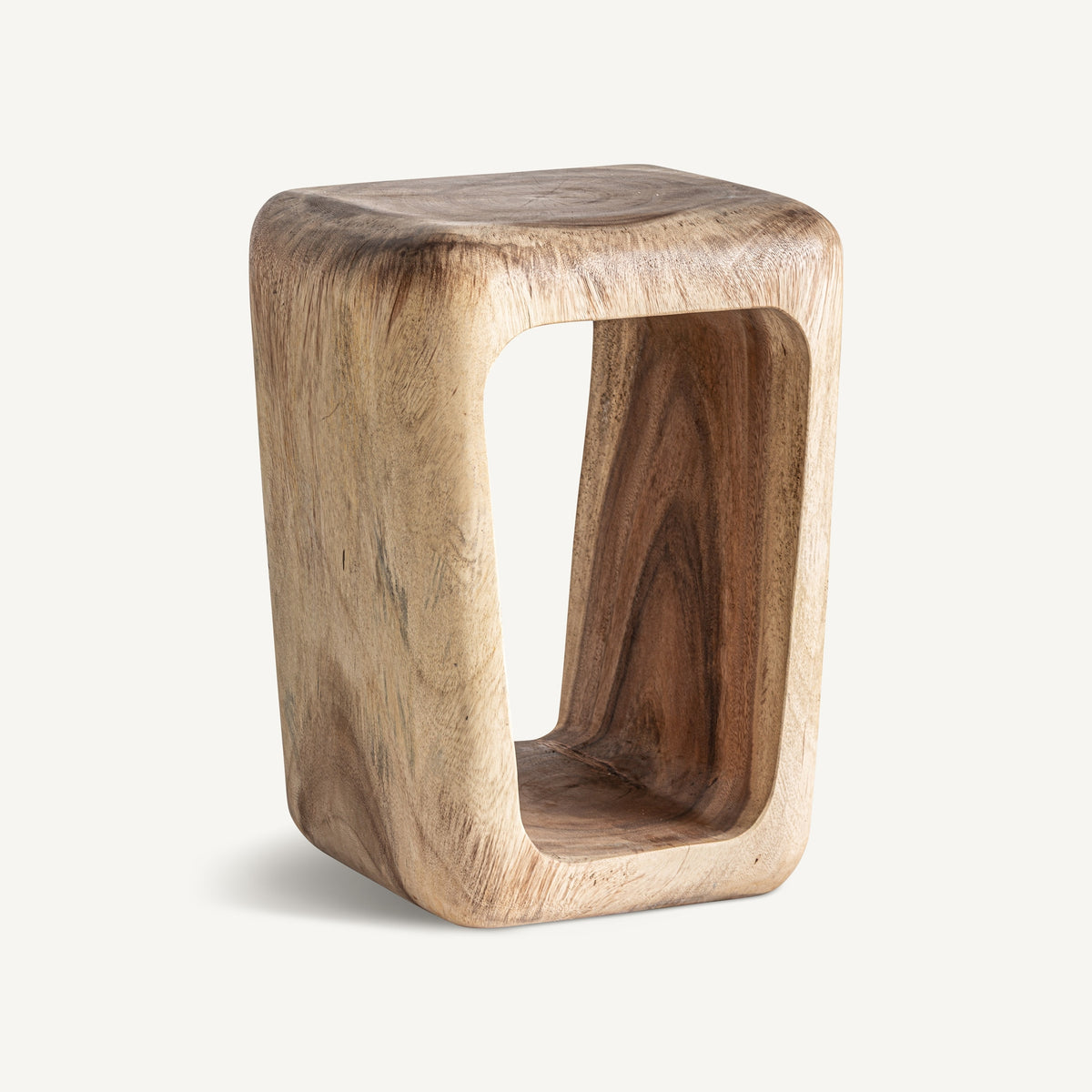 Mesa auxiliar de madera de suar Bizerta
