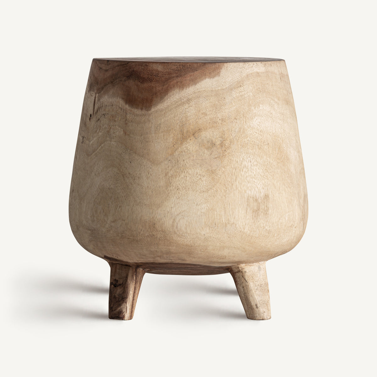 Mesa auxiliar de madera de suar Estepa