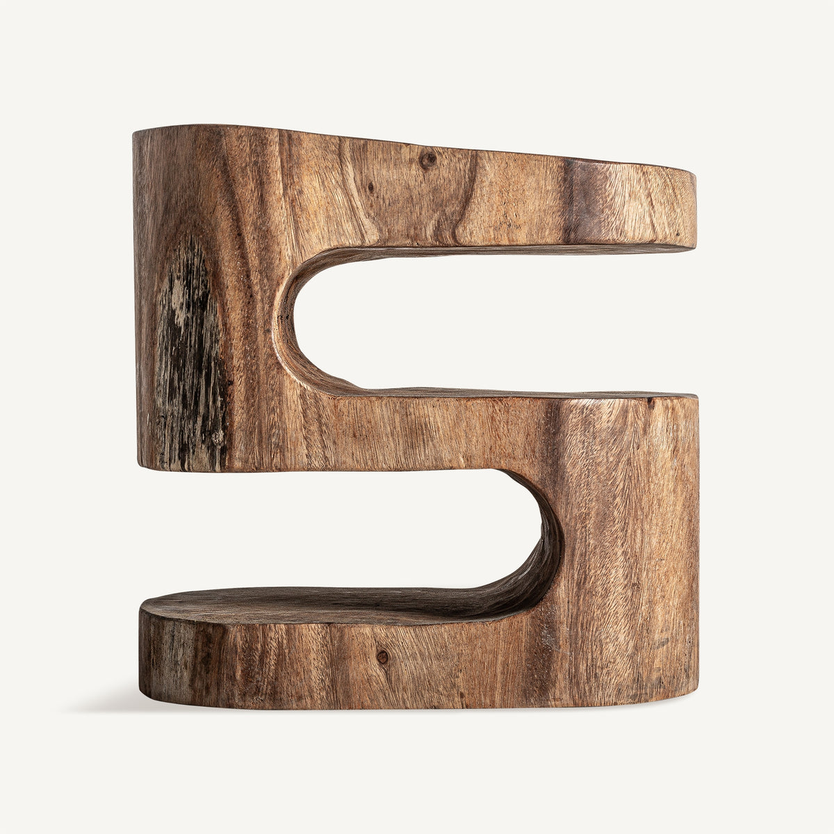 Mesa auxiliar de madera de suar Orégano