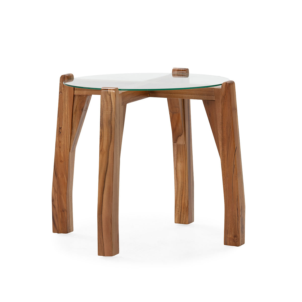 Mesa auxiliar de madera de teca Abrantes