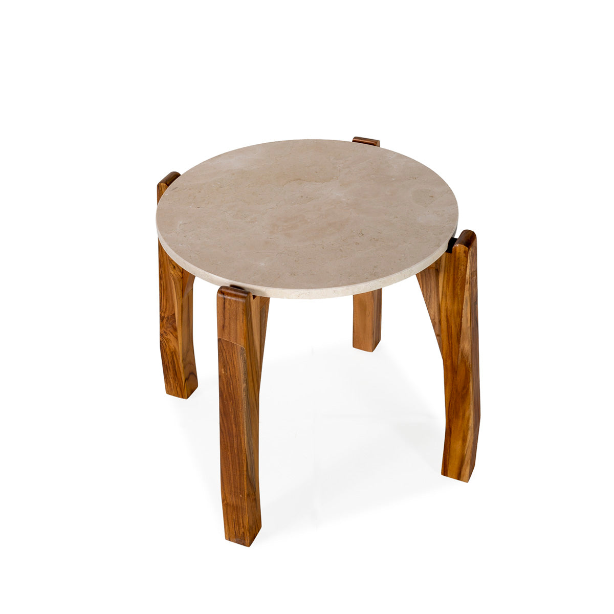 Mesa auxiliar de madera de teca Abrantes