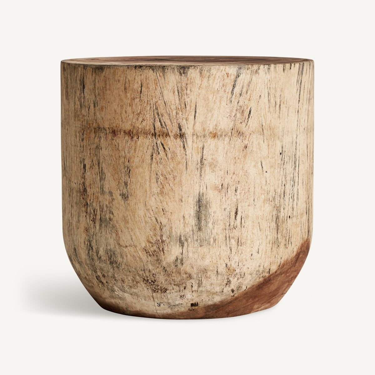 Mesa auxiliar de madera tropical Azufaifo