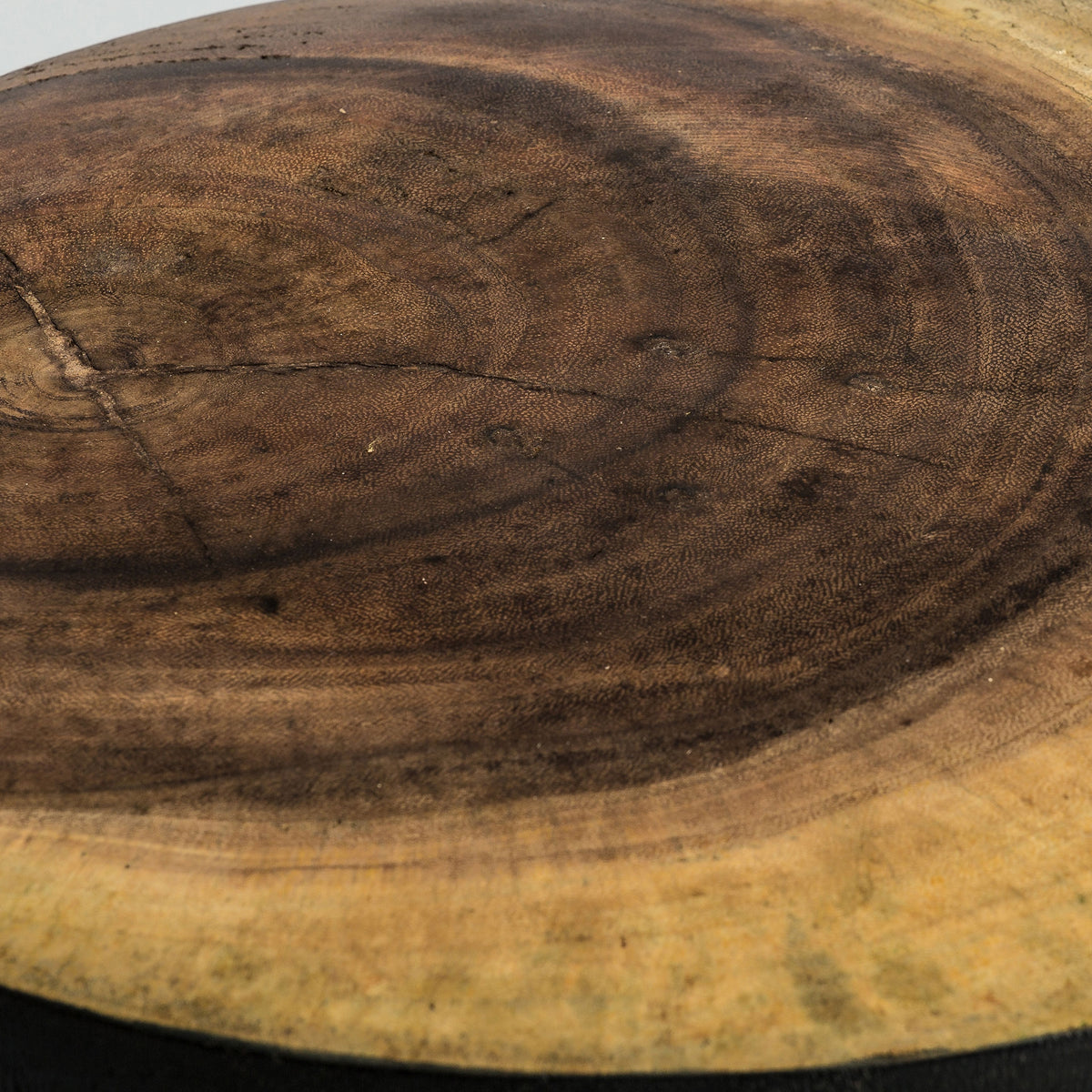 Mesa auxiliar de madera tropical Coscoja