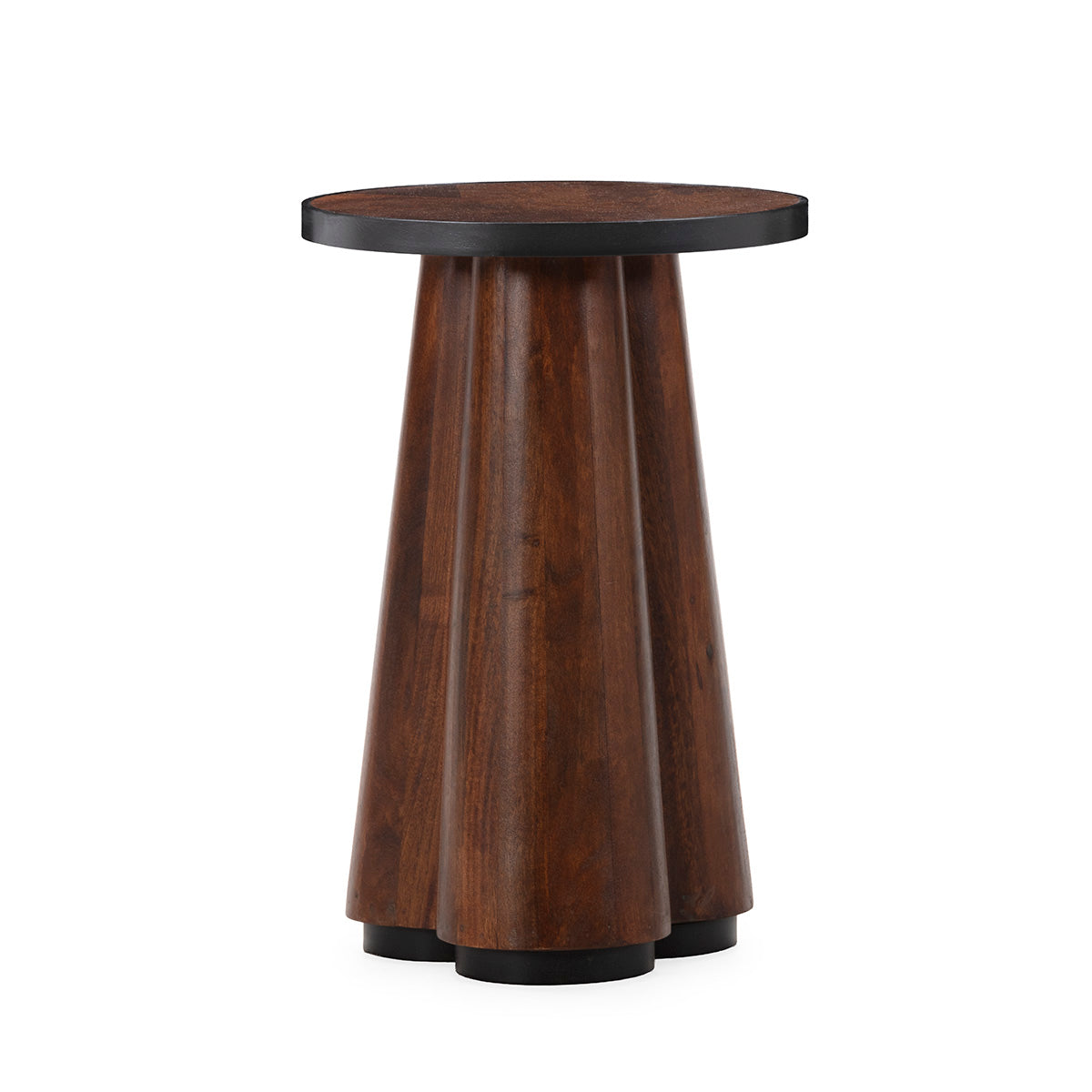 Mesa auxiliar de madera y metal Mislata