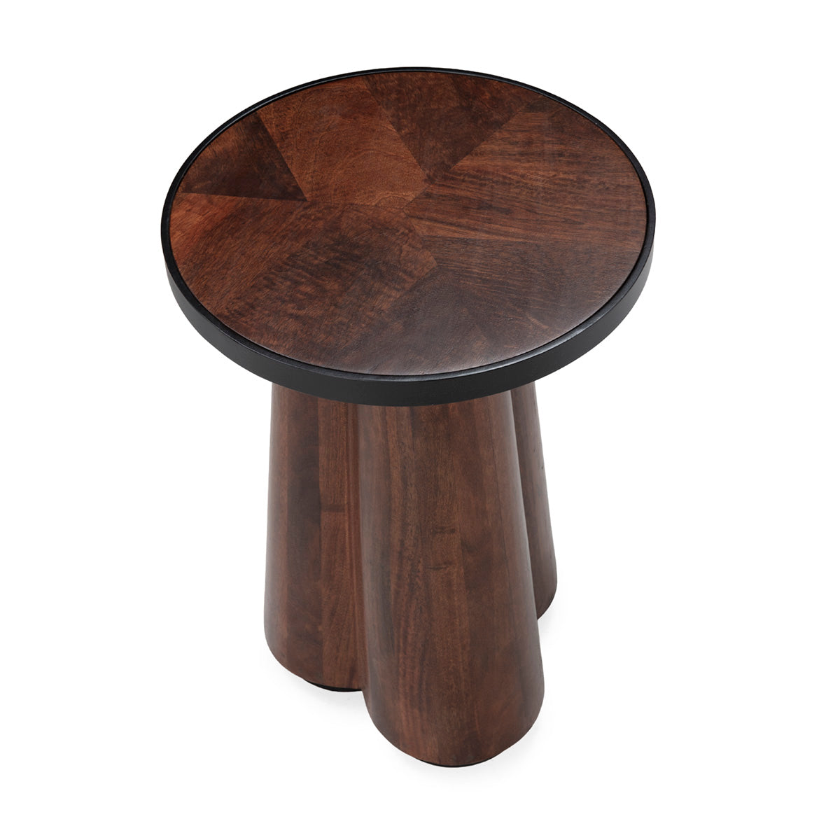 Mesa auxiliar de madera y metal Mislata