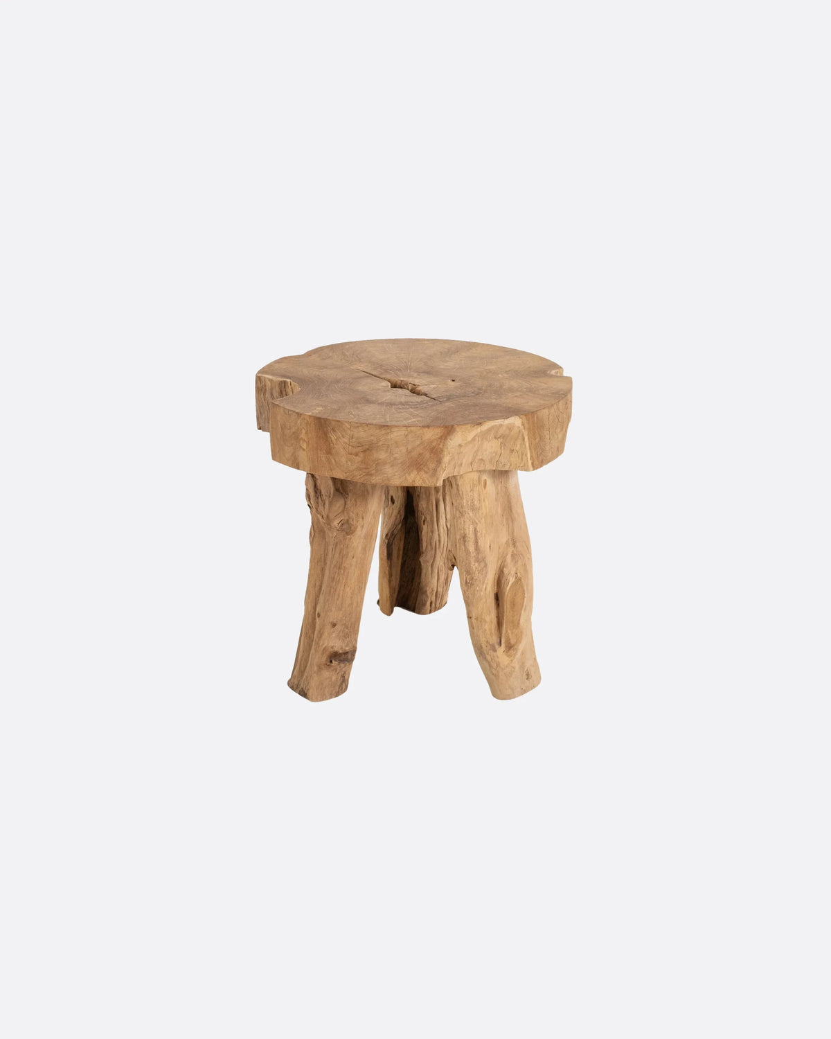 Mesa auxiliar de raíz de teca Erupta
