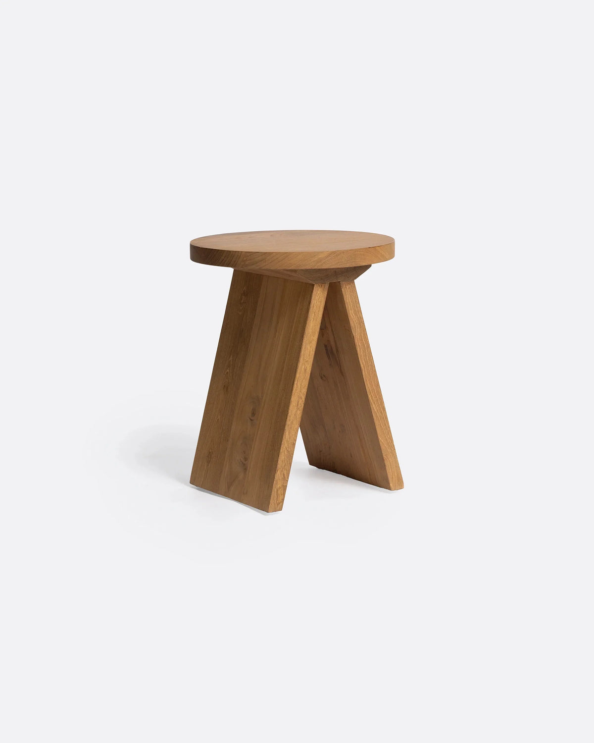 Mesa auxiliar de teca reciclada Batu