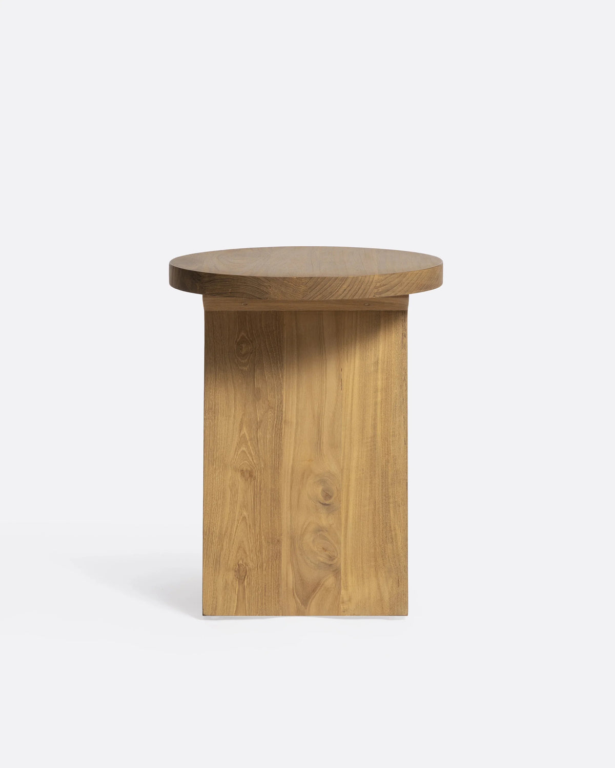 Mesa auxiliar de teca reciclada Batu