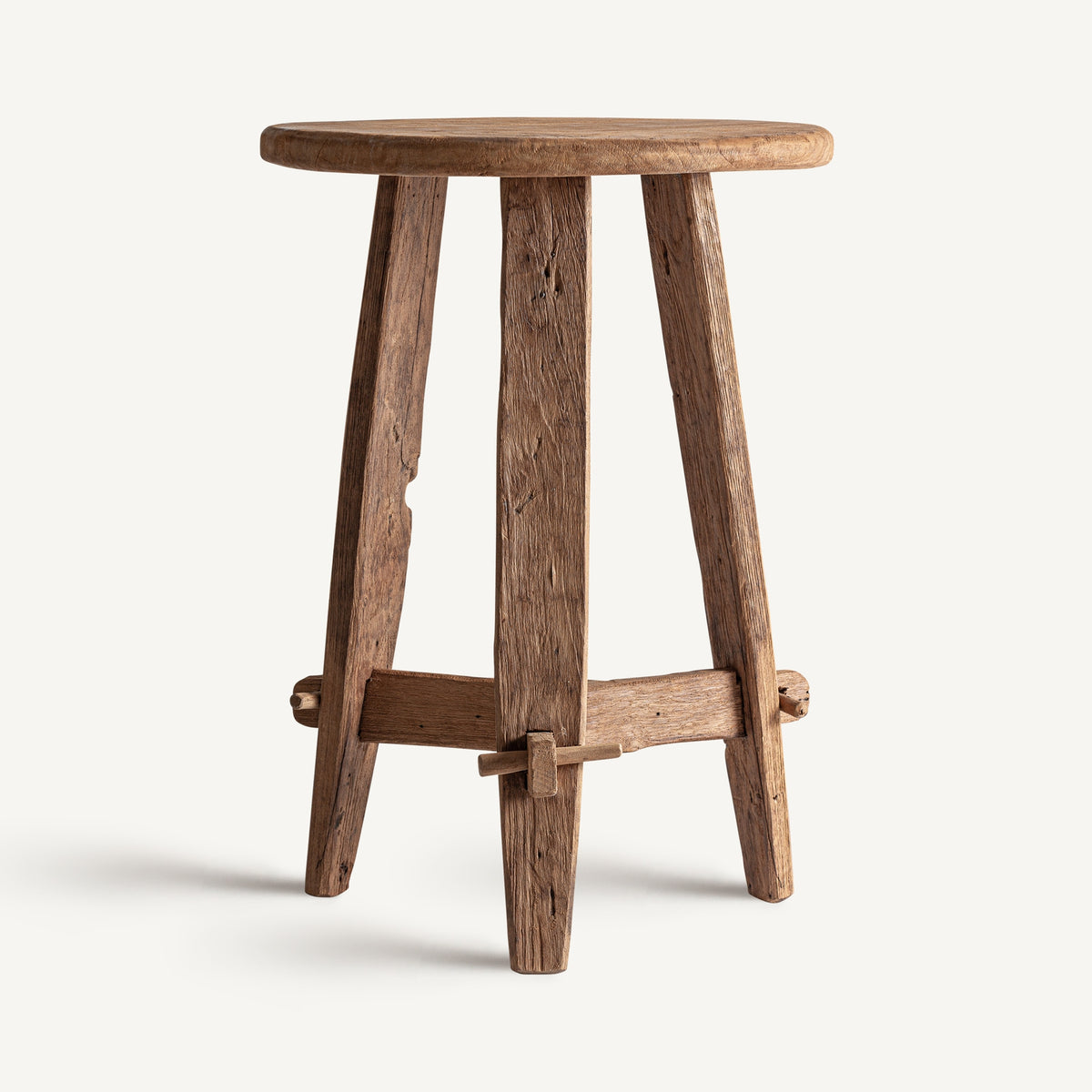 Mesa auxiliar de teca reciclada Imsouane