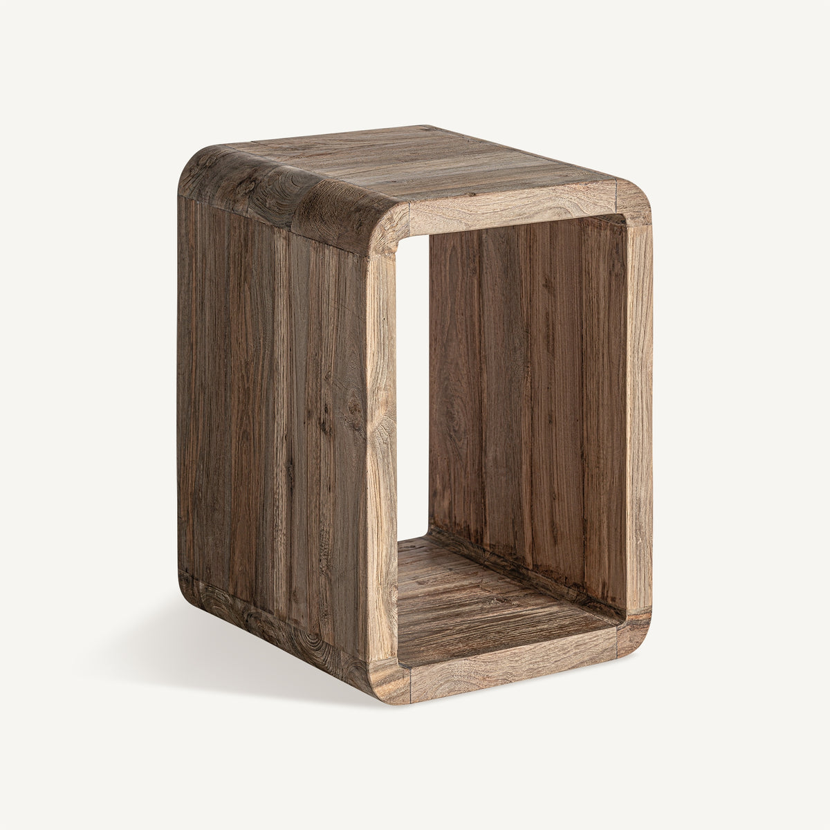 Mesa auxiliar de teca reciclada Majuelo