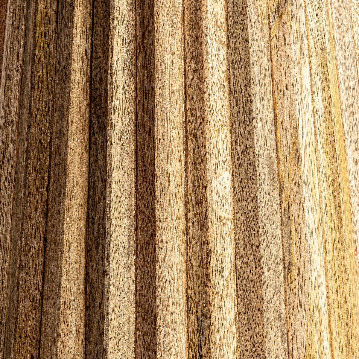 Mesa auxiliar redonda de mango Limonero natural