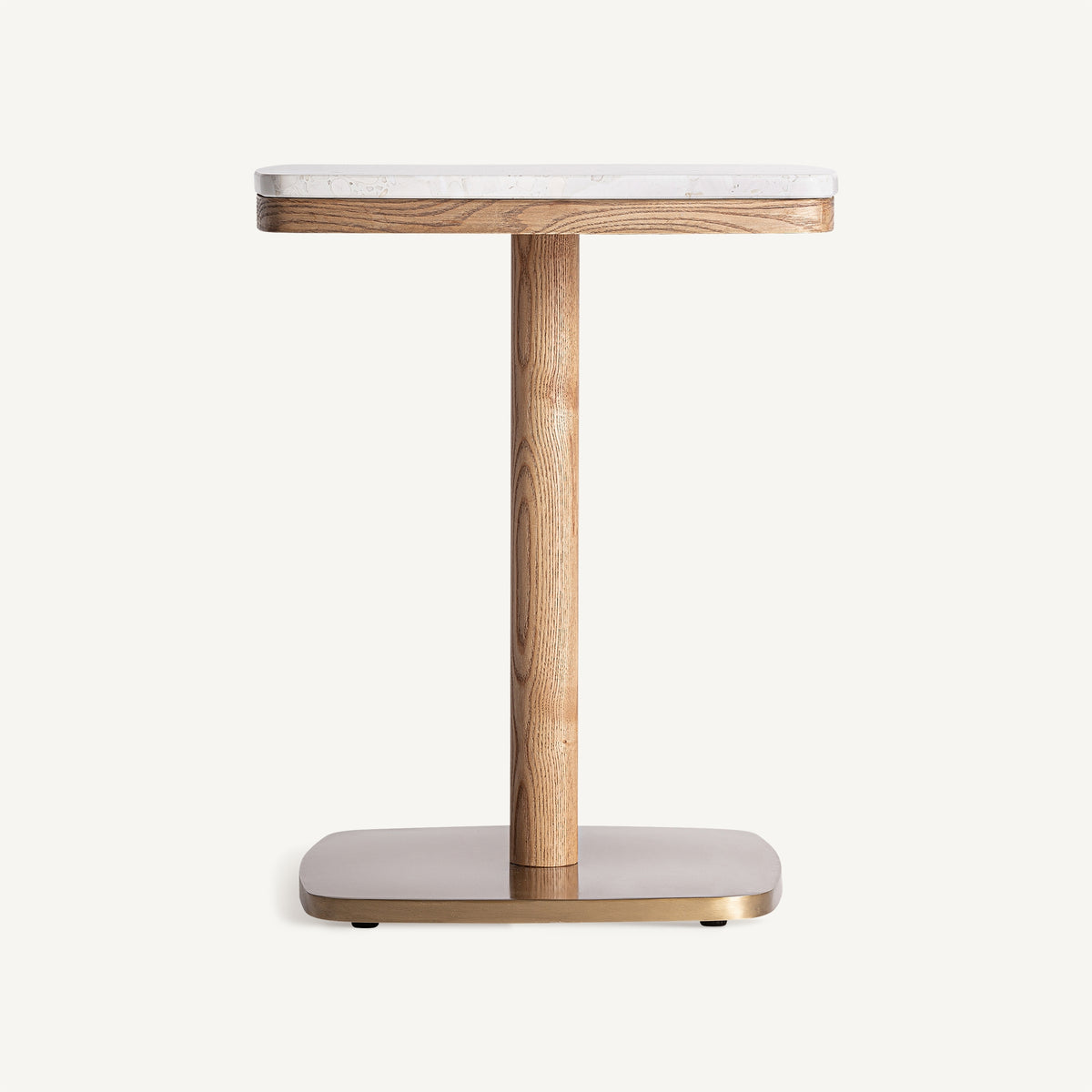 Mesa bistró de terrazo Busquístar 50 x 50 cm