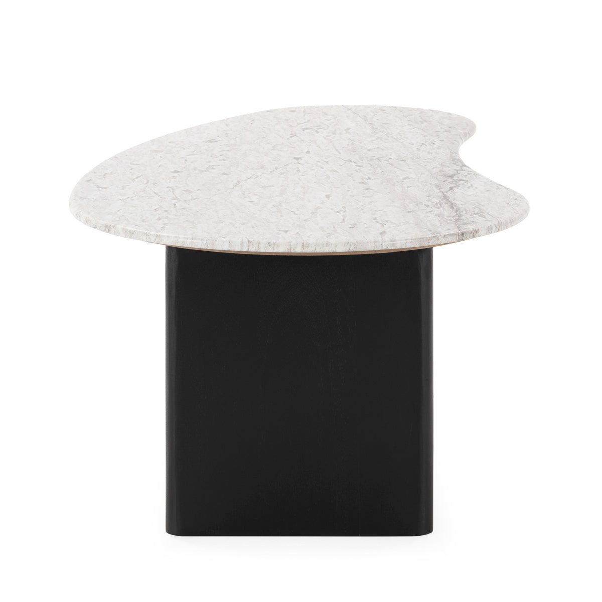 Mesa de centro de madera de mango y mármol Terni