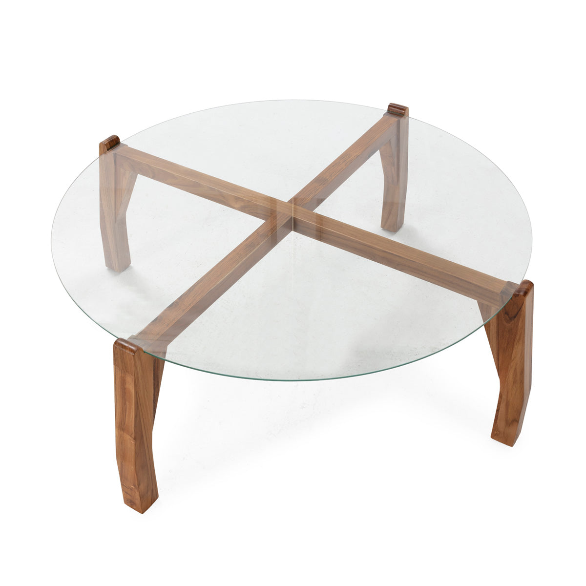Mesa de centro de madera de teca Ovar