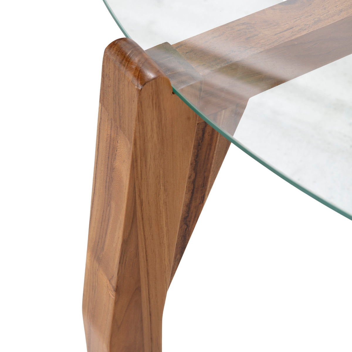 Mesa de centro de madera de teca Ovar