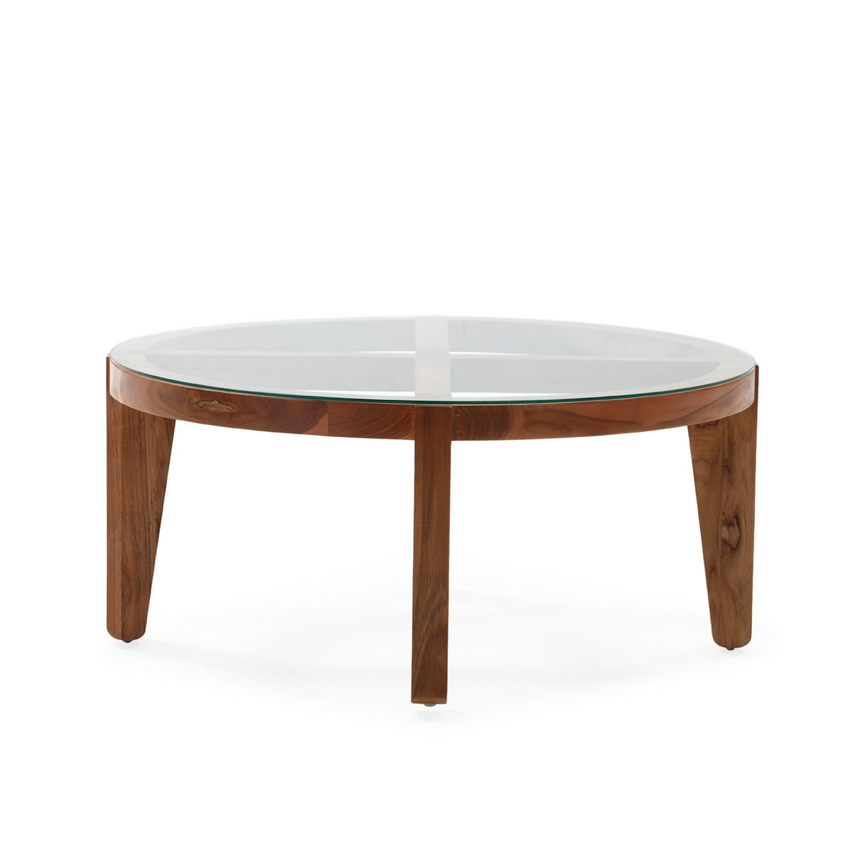 Mesa de centro de madera de teca Vinateros