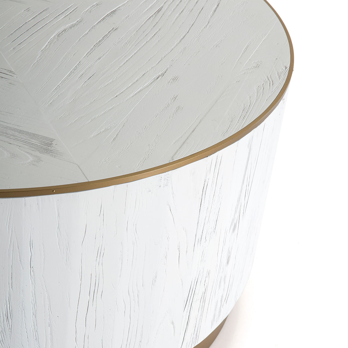 Mesa de centro de madera y metal Nazaré