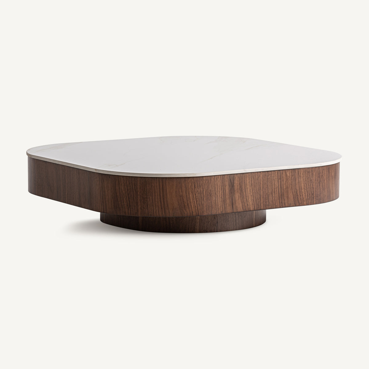 Mesa de centro de mármol sintético Mirleft grande