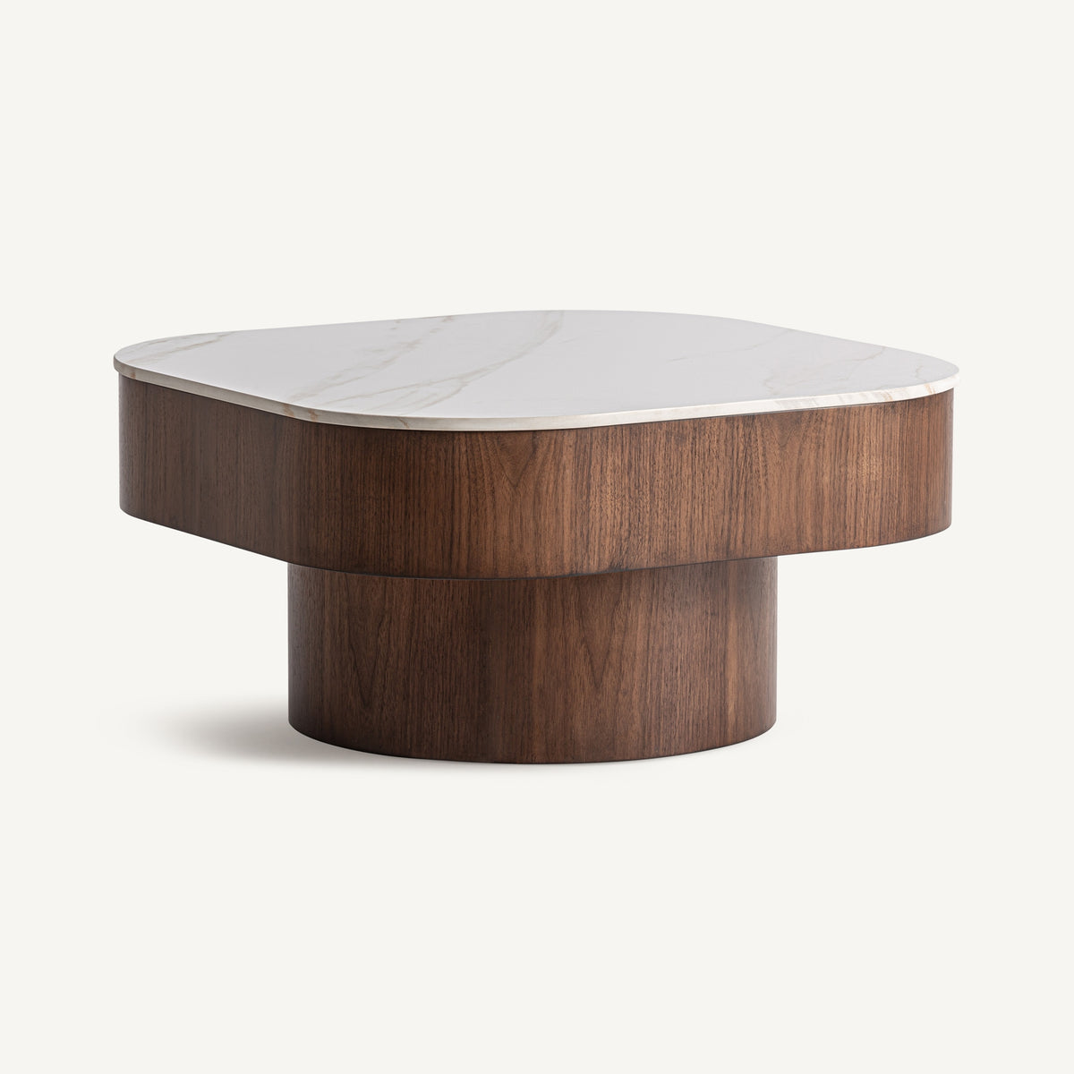 Mesa de centro de mármol sintético Mirleft pequeña
