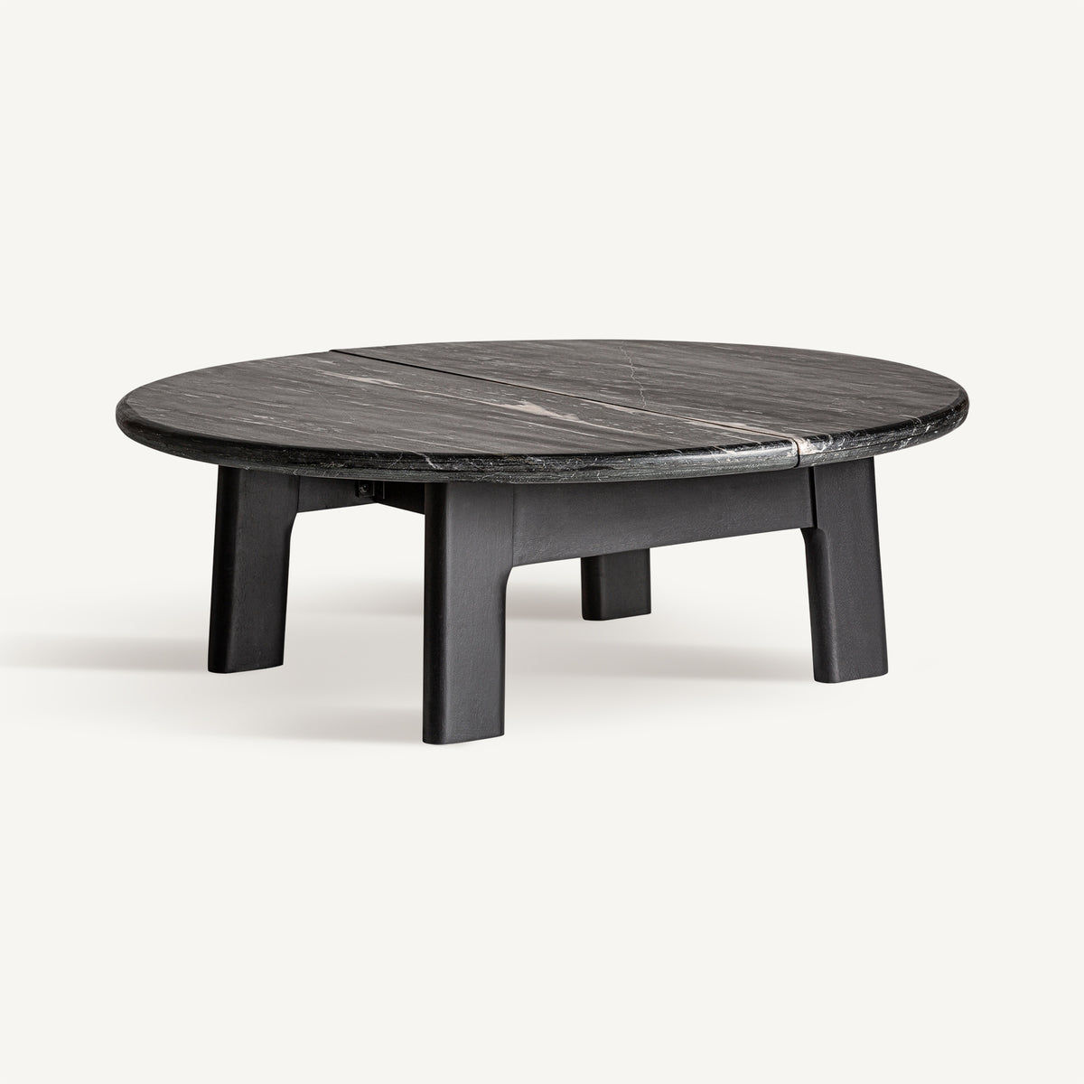 Mesa de centro de mármol y mango Sperlonga