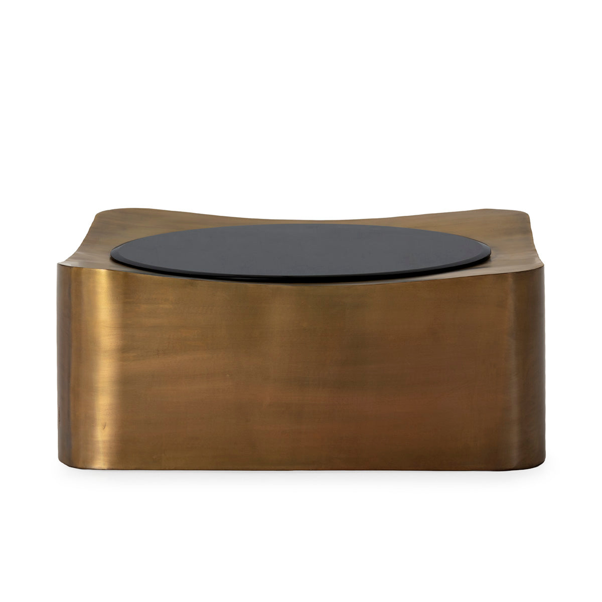 Mesa de centro de metal y cristal Camargo