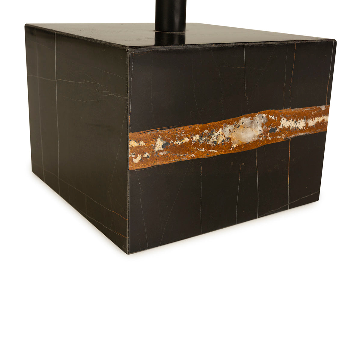 Mesa de centro de metal y mármol Miano