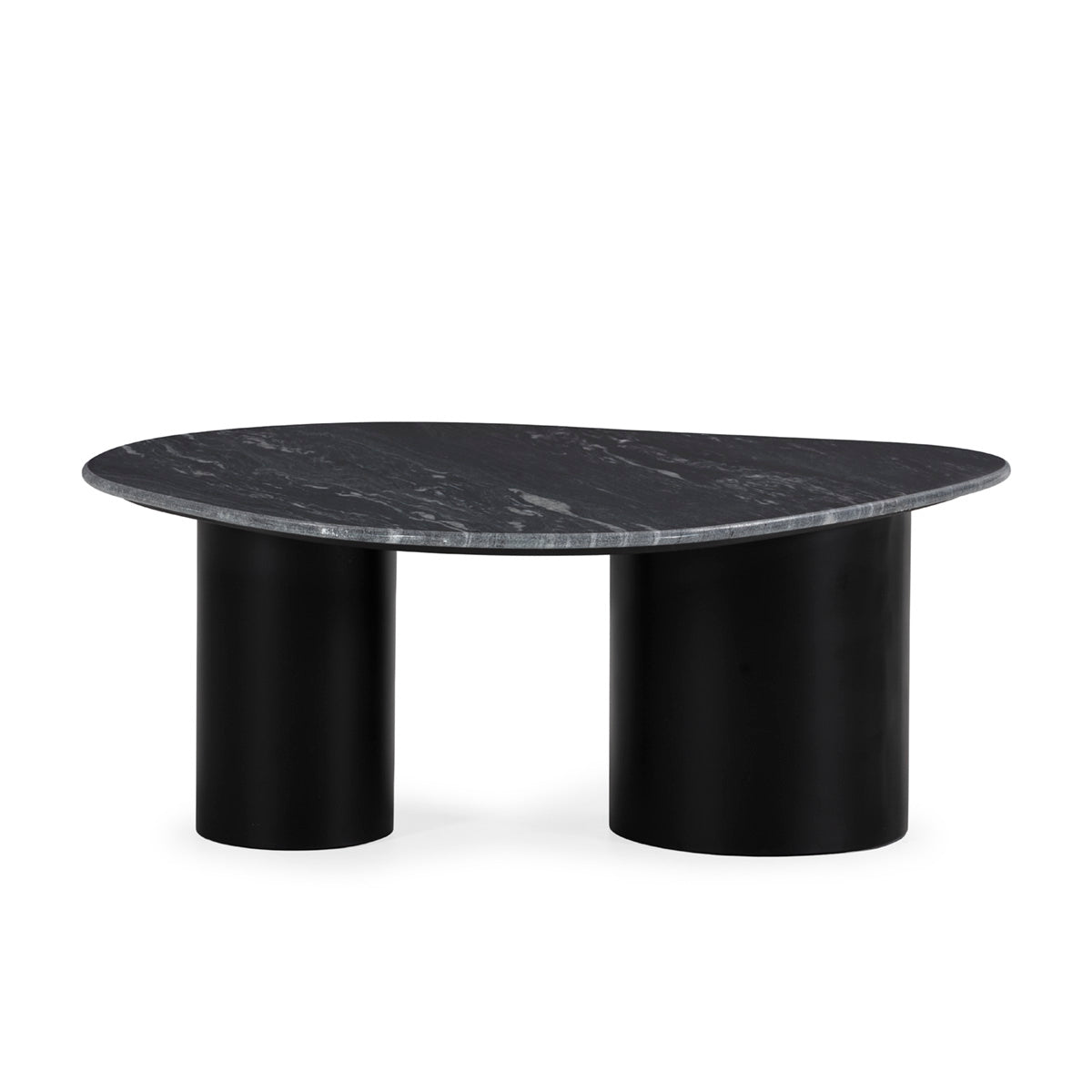 Mesa de centro de metal y mármol Tàrrega