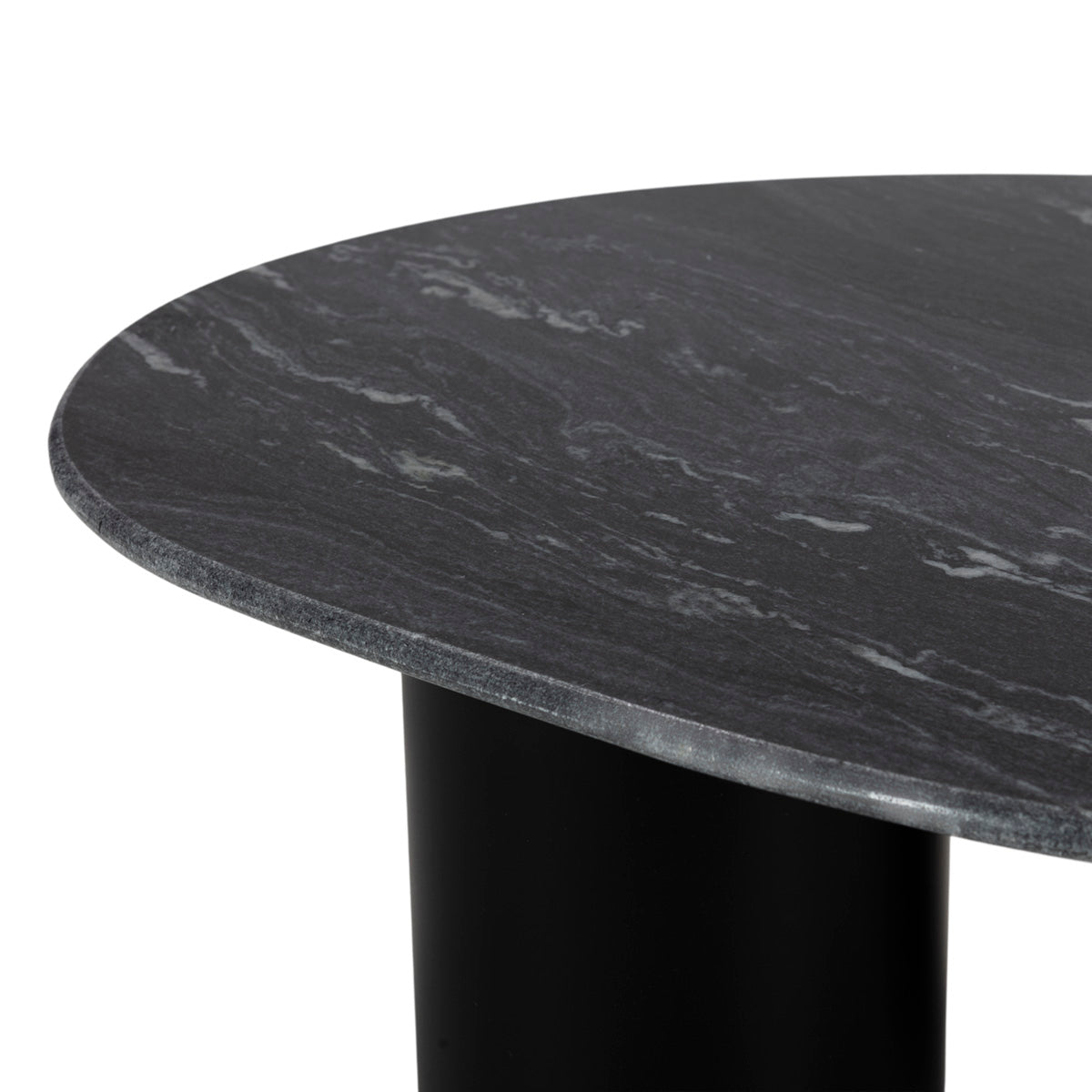 Mesa de centro de metal y mármol Tàrrega